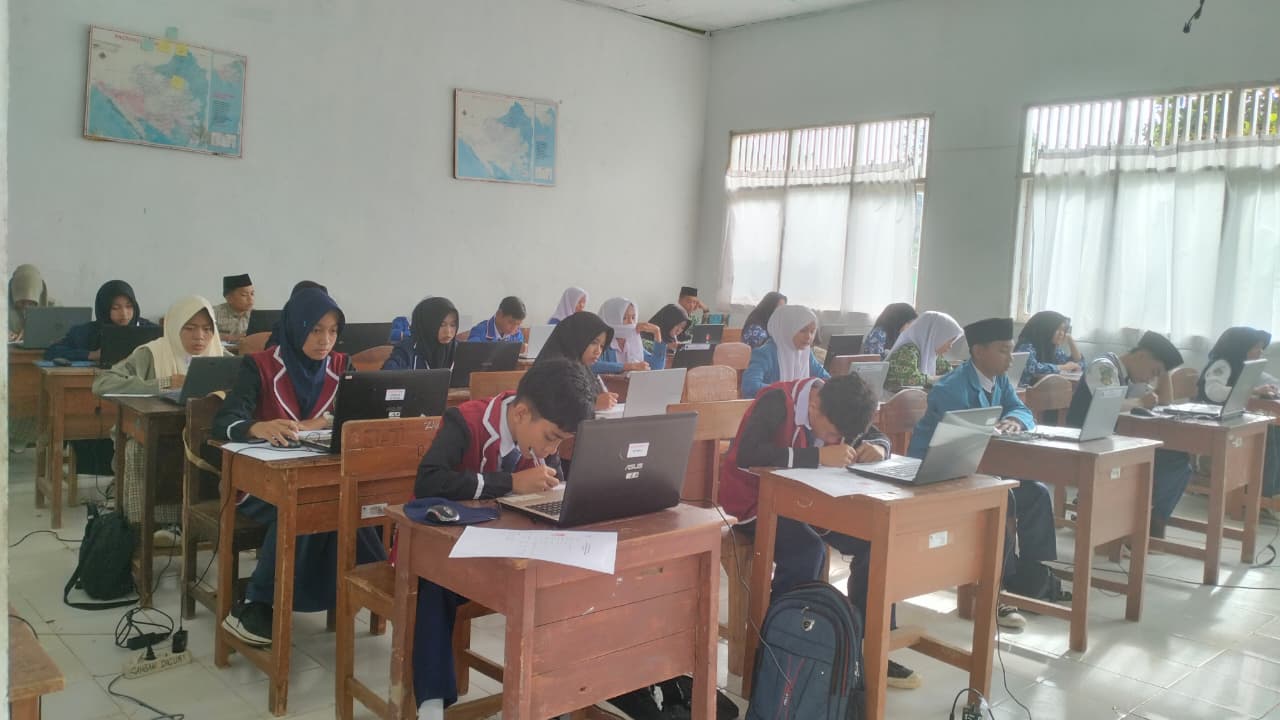 Peserta OMI MTsN 1 Way Kanan Mantap Hadapi Kompetisi