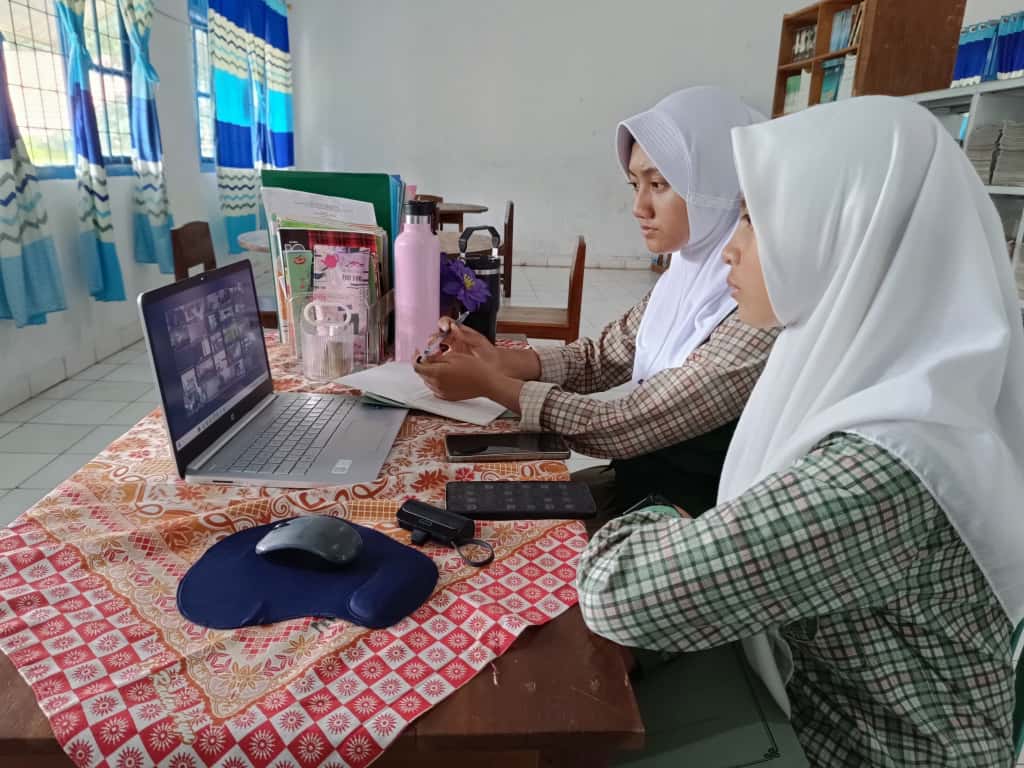 Pengurus OSIM MTsN 1 Way Kanan Ikuti Indonesia OSIS Leadership Camp Secara Daring